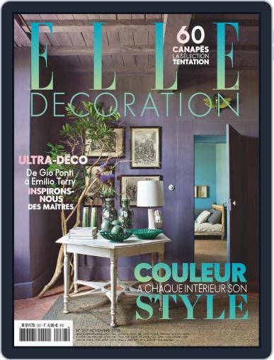 Elle Décoration France November 1st, 2018 Digital Back Issue Cover