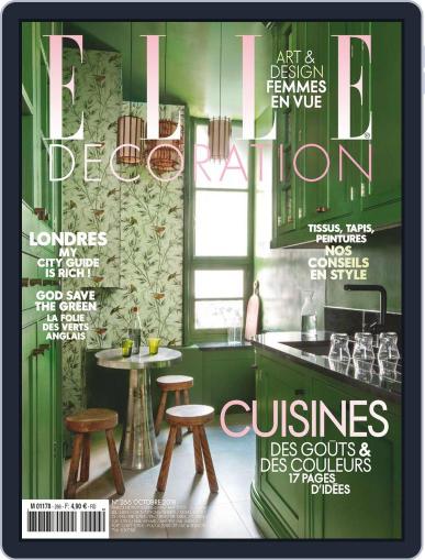Elle Décoration France October 1st, 2018 Digital Back Issue Cover