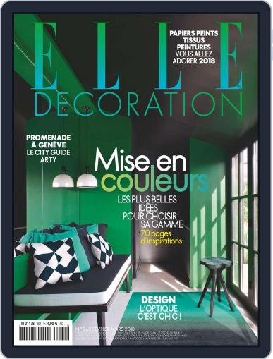 Elle Décoration France February 1st, 2018 Digital Back Issue Cover