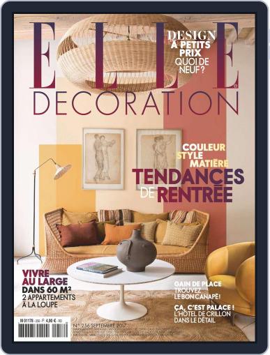 Elle Décoration France September 10th, 2017 Digital Back Issue Cover