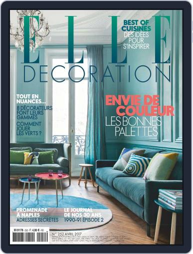 Elle Décoration France April 1st, 2017 Digital Back Issue Cover