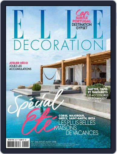 Elle Décoration France June 22nd, 2016 Digital Back Issue Cover