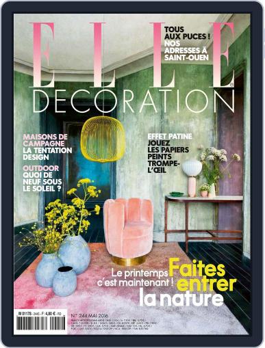Elle Décoration France April 1st, 2016 Digital Back Issue Cover