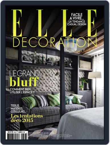 Elle Décoration France January 13th, 2015 Digital Back Issue Cover
