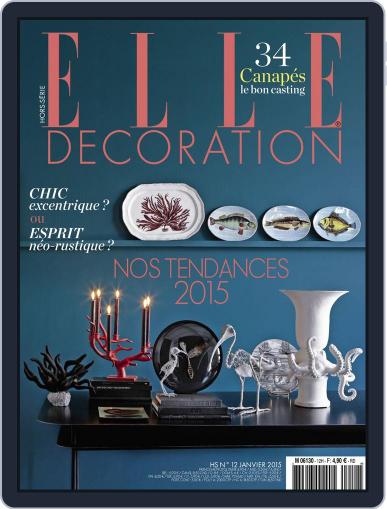 Elle Décoration France December 31st, 2014 Digital Back Issue Cover