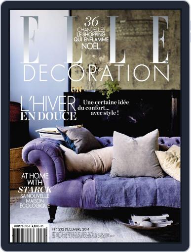 Elle Décoration France November 18th, 2014 Digital Back Issue Cover