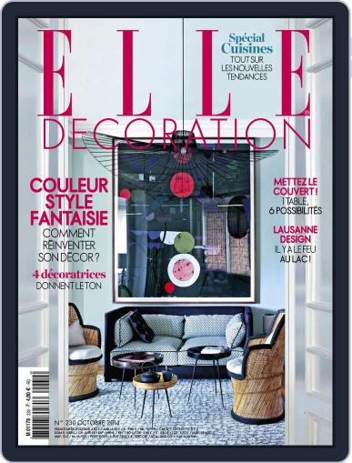 Elle Décoration France September 16th, 2014 Digital Back Issue Cover