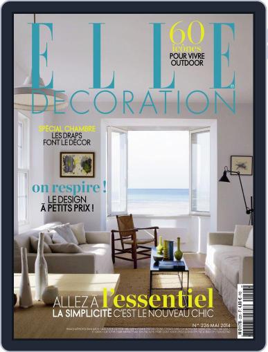 Elle Décoration France April 8th, 2014 Digital Back Issue Cover