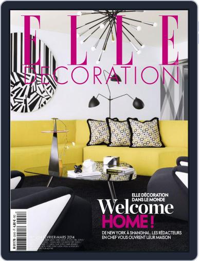 Elle Décoration France January 14th, 2014 Digital Back Issue Cover