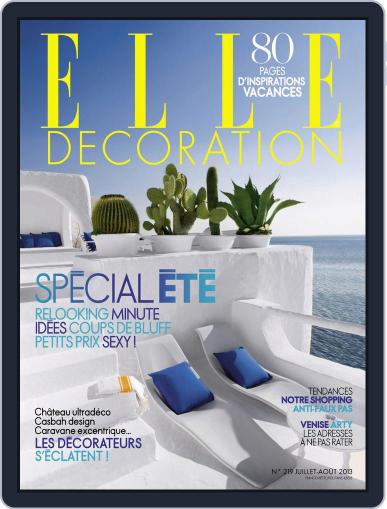 Elle Décoration France June 18th, 2013 Digital Back Issue Cover