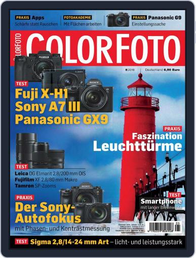 Colorfoto May 1st, 2018 Digital Back Issue Cover