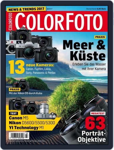 Colorfoto March 1st, 2017 Digital Back Issue Cover