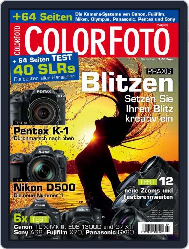 Colorfoto (Digital) July 1st, 2016 Issue Cover