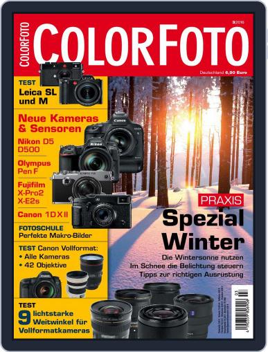 Colorfoto March 1st, 2016 Digital Back Issue Cover
