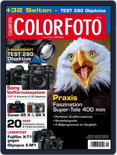 Colorfoto December 9th, 2015 Digital Back Issue Cover