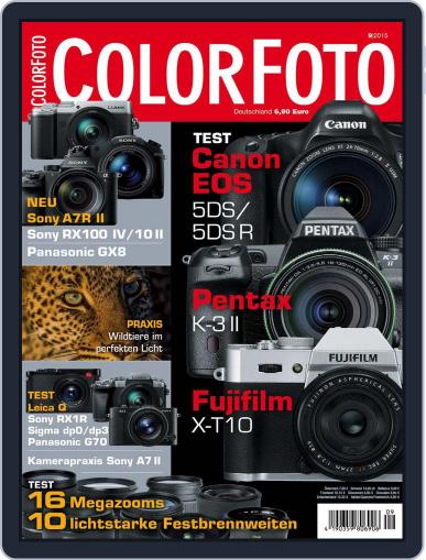 Colorfoto July 1st, 2015 Digital Back Issue Cover