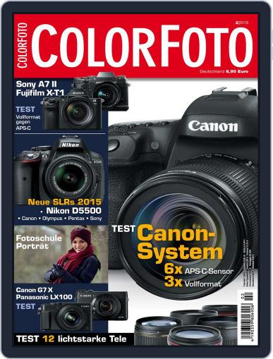 Colorfoto March 3rd, 2015 Digital Back Issue Cover