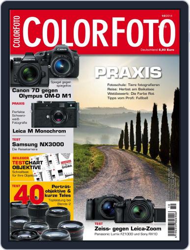 Colorfoto September 5th, 2014 Digital Back Issue Cover