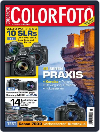 Colorfoto June 6th, 2013 Digital Back Issue Cover