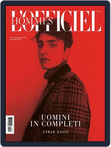 L'Officiel Hommes Italia October 25th, 2017 Digital Back Issue Cover