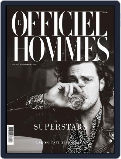 L'Officiel Hommes Italia June 17th, 2015 Digital Back Issue Cover