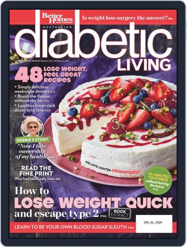 Diabetic Living Australia May 1st, 2020 Digital Back Issue Cover