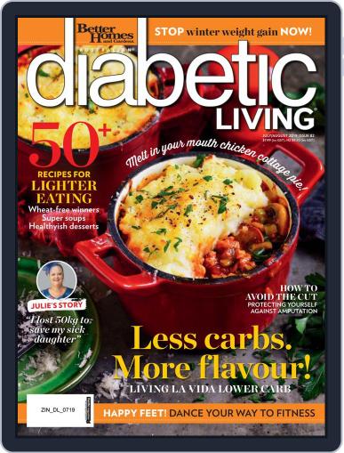 Diabetic Living Australia July 1st, 2019 Digital Back Issue Cover