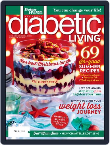 Diabetic Living Australia November 1st, 2018 Digital Back Issue Cover