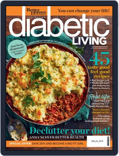 Diabetic Living Australia May 1st, 2018 Digital Back Issue Cover
