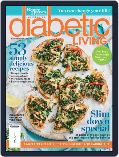 Diabetic Living Australia November 1st, 2017 Digital Back Issue Cover