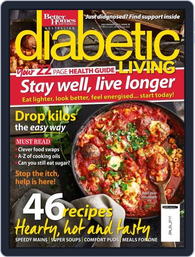 Diabetic Living Australia July 1st, 2017 Digital Back Issue Cover