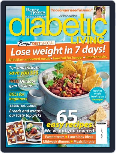 Diabetic Living Australia March 1st, 2017 Digital Back Issue Cover