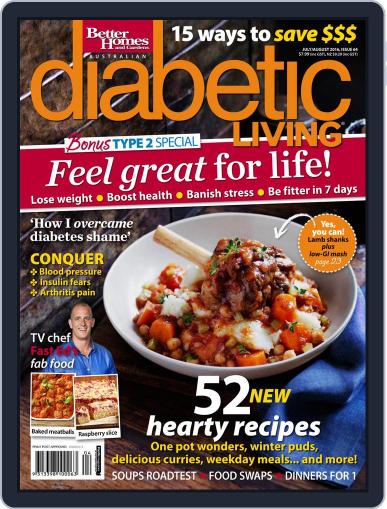 Diabetic Living Australia June 1st, 2016 Digital Back Issue Cover