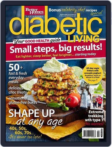 Diabetic Living Australia February 4th, 2016 Digital Back Issue Cover