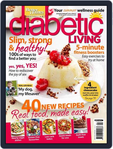 Diabetic Living Australia December 10th, 2015 Digital Back Issue Cover