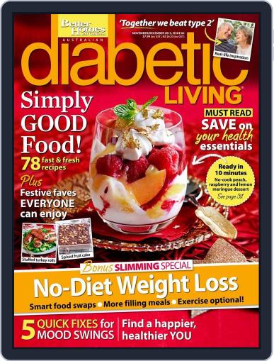 Diabetic Living Australia September 30th, 2015 Digital Back Issue Cover