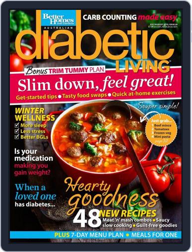 Diabetic Living Australia June 4th, 2015 Digital Back Issue Cover