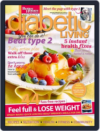 Diabetic Living Australia December 15th, 2014 Digital Back Issue Cover