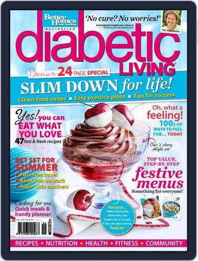 Diabetic Living Australia October 9th, 2014 Digital Back Issue Cover