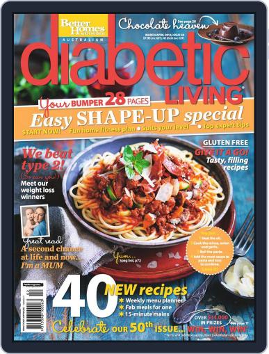 Diabetic Living Australia February 12th, 2014 Digital Back Issue Cover