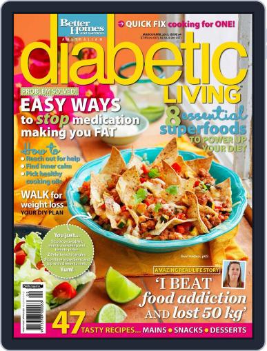 Diabetic Living Australia February 19th, 2013 Digital Back Issue Cover
