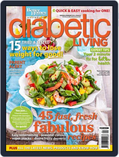 Diabetic Living Australia December 12th, 2012 Digital Back Issue Cover