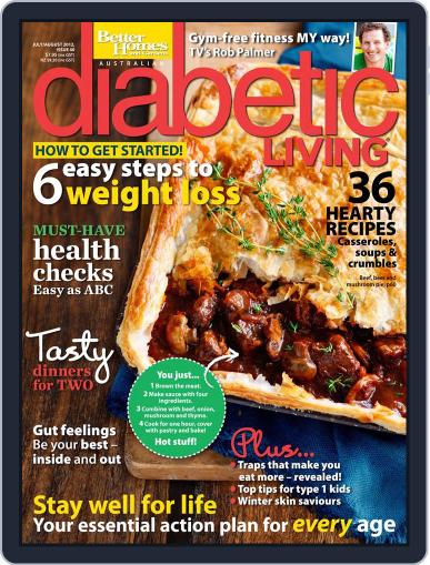 Diabetic Living Australia June 14th, 2012 Digital Back Issue Cover