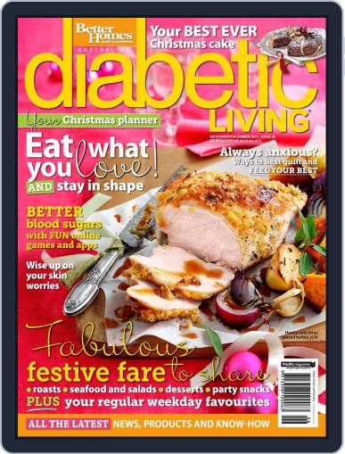 Diabetic Living Australia November 1st, 2011 Digital Back Issue Cover