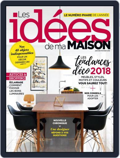 Les Idées De Ma Maison January 1st, 2018 Digital Back Issue Cover