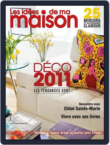 Les Idées De Ma Maison January 1st, 2011 Digital Back Issue Cover