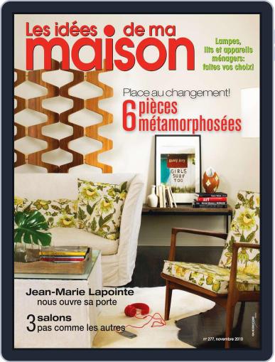 Les Idées De Ma Maison November 1st, 2010 Digital Back Issue Cover