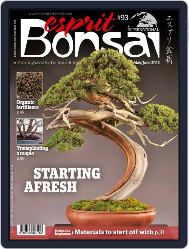 Esprit Bonsai International May 1st, 2018 Digital Back Issue Cover