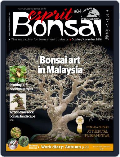 Esprit Bonsai International October 1st, 2016 Digital Back Issue Cover