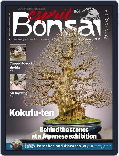 Esprit Bonsai International April 1st, 2016 Digital Back Issue Cover